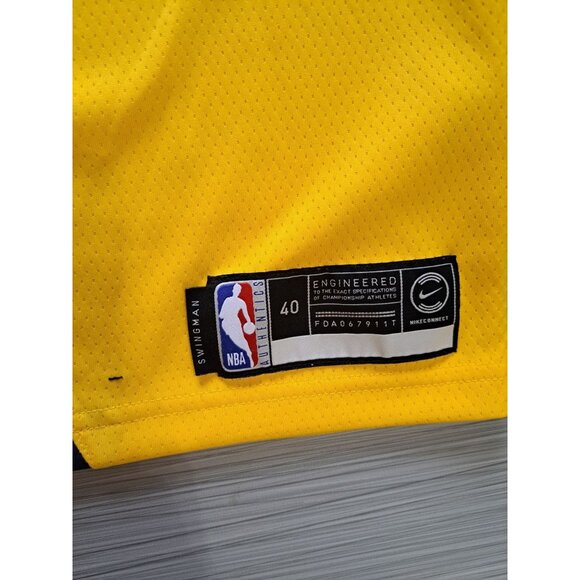Victor Oladipo Indiana Pacers #4 Nike Swingman Jersey Yellow NBA Men's Small - Picture 5 of 10